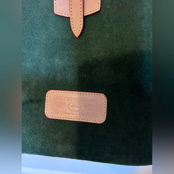 VINTAGE DOONEY & BOURKE Suede Leather Tote Bag - Picture 4 of 16